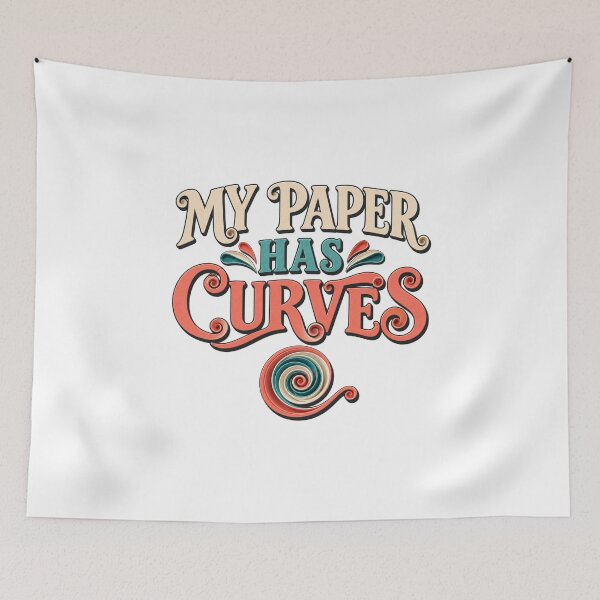 Item preview, Funny Paper Quilling Shirt – My Paper Has Curves designed and sold by UrbanCanvvas.