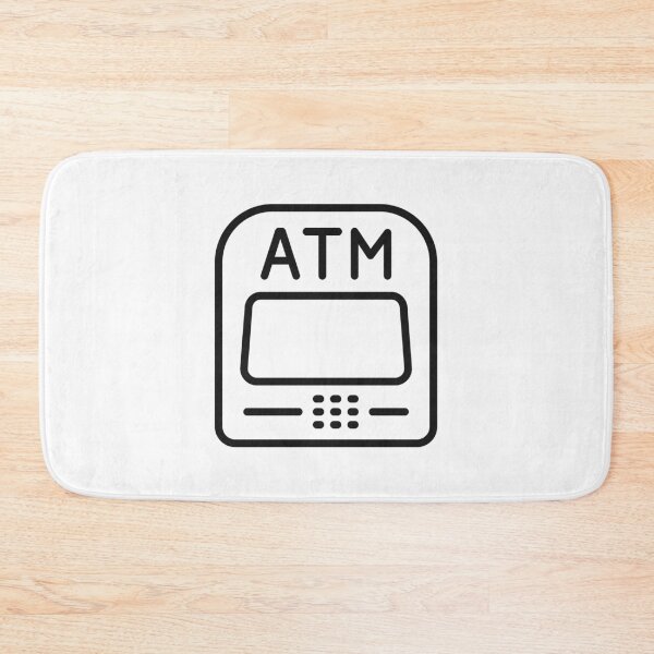 Item preview, ATM Cash Machine Finance Line Icon designed and sold by VectorForge Studio.