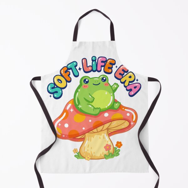 Item preview, Cute Kawaii Frog On Mushroom Soft Life Era Graphic Illustration designed and sold by DiNata.