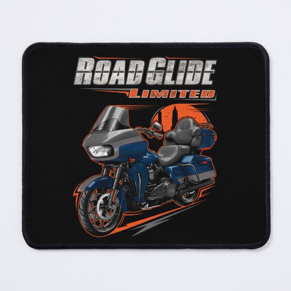 Item preview, Motorcycle Road Glide FLTRK 2023 Limited Bright Billiard Blue & Billiard Gray & Black Finish for Motorcycle Riders designed and sold by MotoApparelHub.
