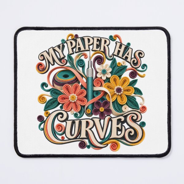 Item preview, Paper Quilling Gift – My Paper Has Curves Floral Craft Art designed and sold by UrbanCanvvas.