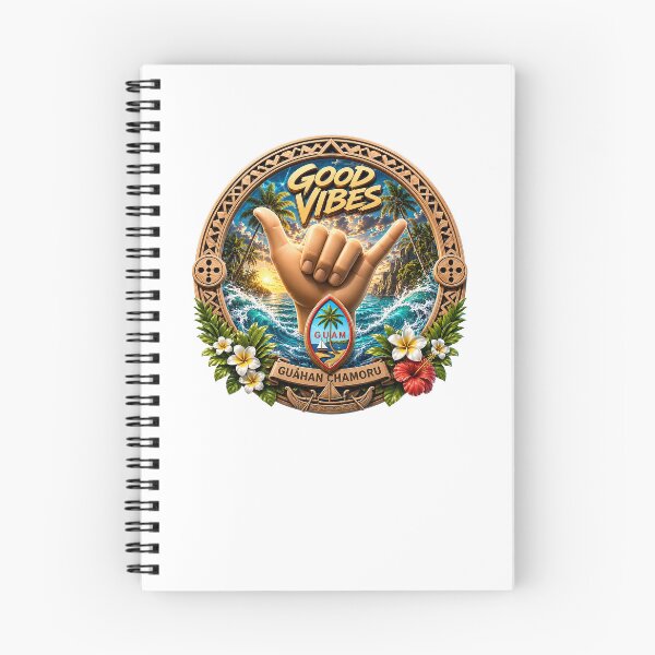 Item preview, Guåhan Wavecrest: Good Vibes of Chamoru Island Spirit designed and sold by BlissBlvdShop.