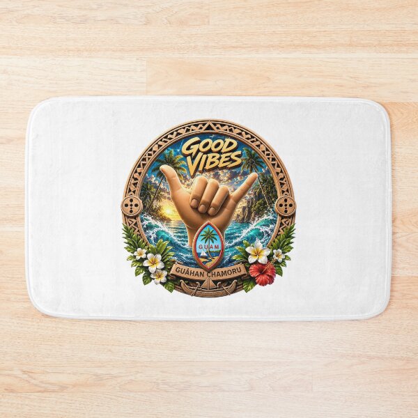 Item preview, Guåhan Wavecrest: Good Vibes of Chamoru Island Spirit designed and sold by BlissBlvdShop.