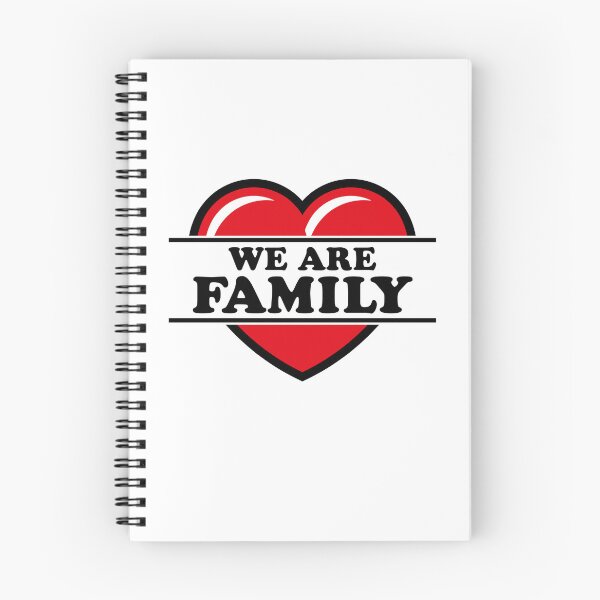 Item preview, We Are Family (Heart / Love / Birth / Parents / Black 2C) designed and sold by MrFaulbaum.