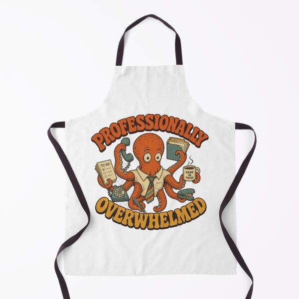 Item preview, Professionally Overwhelmed Retro Office Humor designed and sold by BoosterShop.