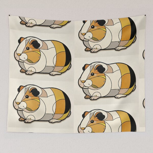 Item preview, cubist animal artwork designed and sold by forget45studio.
