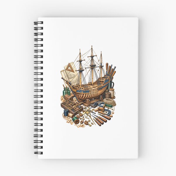 Item preview, Ship Modeling Hobby Art – Decorative Model Shipyard Workshop designed and sold by UrbanCanvvas.