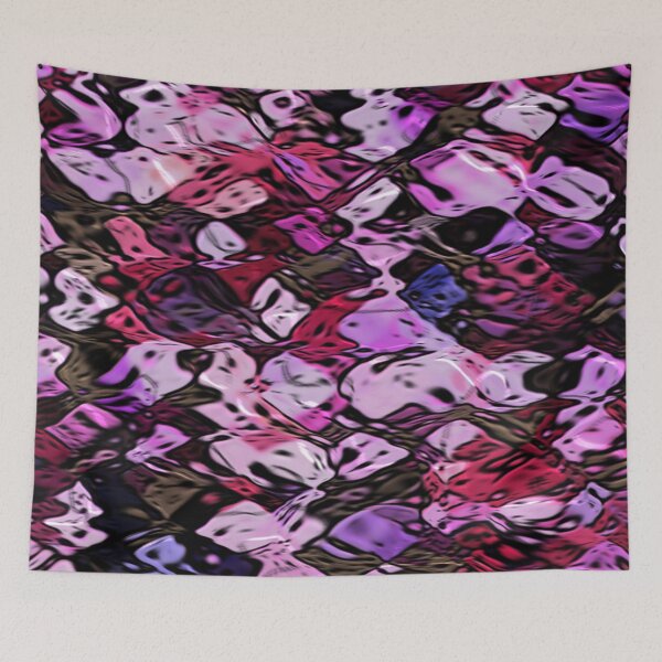 Item preview, Trois . THE PINK SKY- FEATURING MOLTEN COLOURS IN A RANGE OF GRAPHIC PINKS  designed and sold by Jane Holloway.
