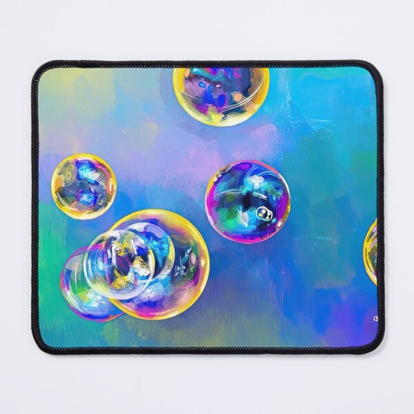 Item preview, Iridescent rainbow soap bubbles designed and sold by VictoriaGeorgie.