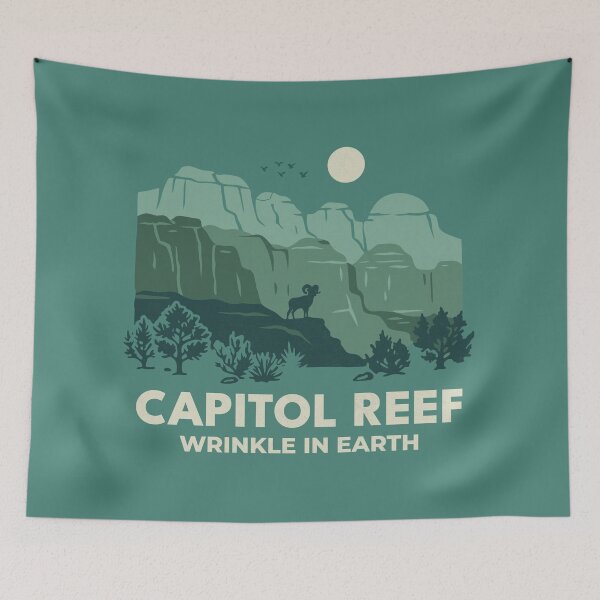Item preview, Capitol Reef National Park Utah Vintage Adventure designed and sold by Wissam Ramadan.