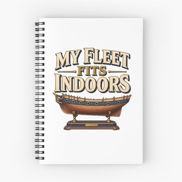 Item preview, Funny Model Ship Builder Shirt – My Fleet Fits Indoors designed and sold by UrbanCanvvas.