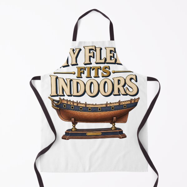 Item preview, Funny Model Ship Builder Shirt – My Fleet Fits Indoors designed and sold by UrbanCanvvas.