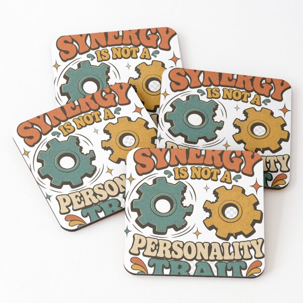 Item preview, Synergy Is Not A Personality Trait Retro Office Humor designed and sold by BoosterShop.