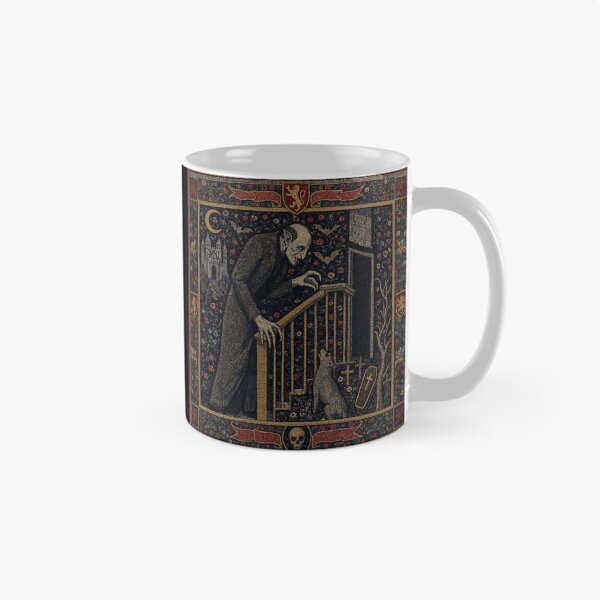 Item preview, Nosferatu the Vampire tapestry art medieval style designed and sold by Vintage Designs +.