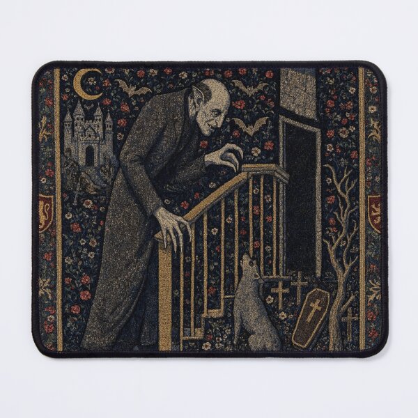 Item preview, Nosferatu the Vampire tapestry art medieval style designed and sold by Vintage Designs +.