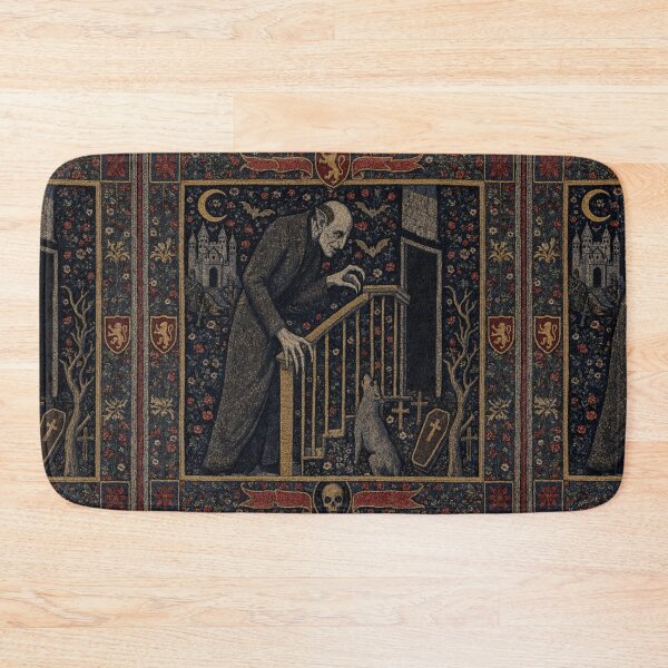 Item preview, Nosferatu the Vampire tapestry art medieval style designed and sold by Vintage Designs +.