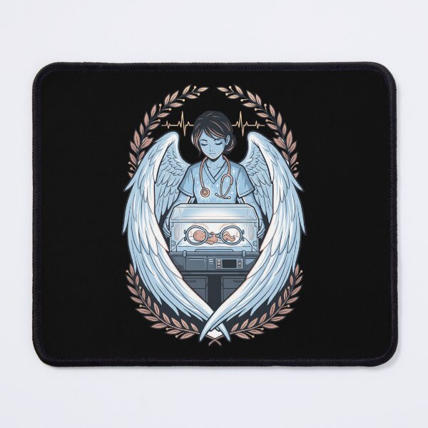 Item preview, Neonatal Nurse Angel NICU Incubator Preemie Laurel Aesthetic designed and sold by Animer-art1.