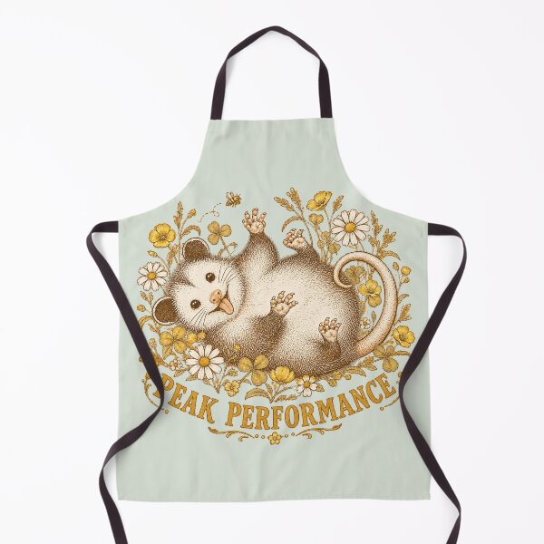 Item preview, Peak Performance Possum T-Shirt | Funny Opossum Playing Dead Illustration designed and sold by Hearth & Hollow.