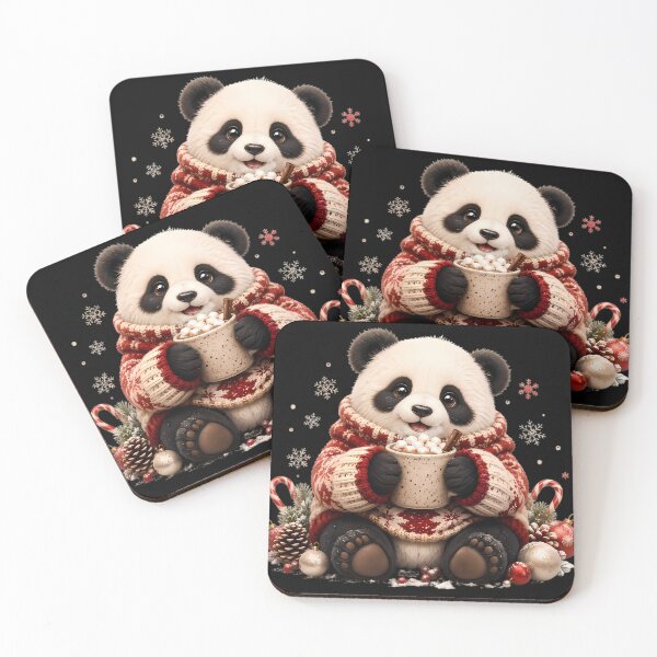 Item preview, Premium 3D Claymation Cute Fluffy Panda Winter Sweater designed and sold by KingP1.