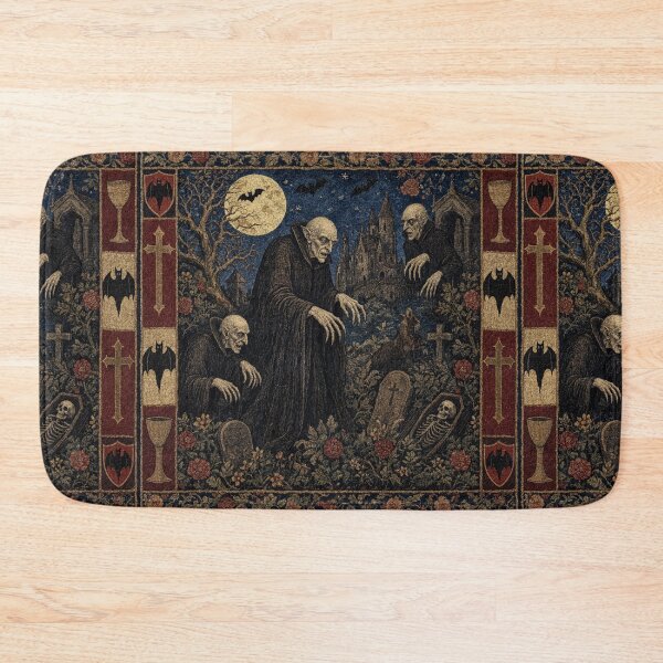 Item preview, Nosferatu the Vampire tapestry art medieval style designed and sold by Vintage Designs +.