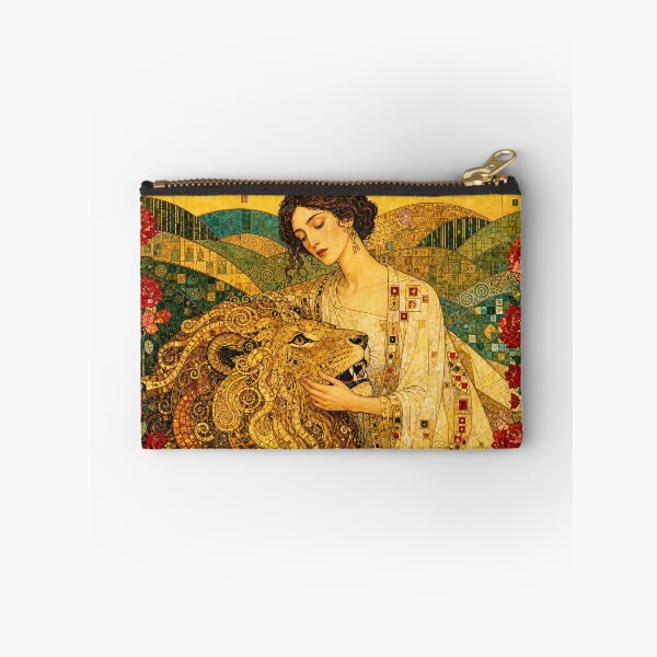 Aperçu de l'œuvre Force, Lion et Rose | Les Mystères du Tarot Doré | Stoneflower-Art créée et vendue par Stoneflower-Art.