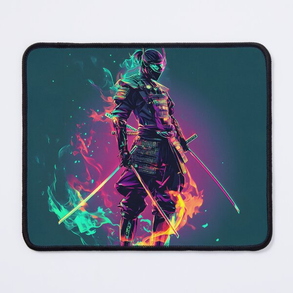 Item preview, 3d Render Of Cyberpunk Samurai, Electric Purple designed and sold by Checho30.