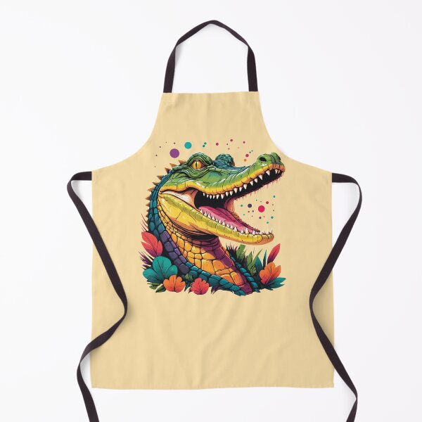 Item preview, Colorful Crocodile Portrait designed and sold by TMBTM.