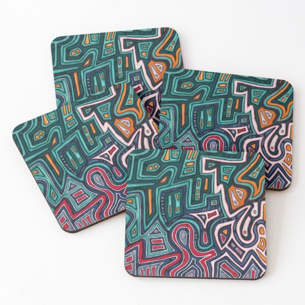 Item preview, Urban abstract cityscape, Expressionism designed and sold by NadiaChevrel.