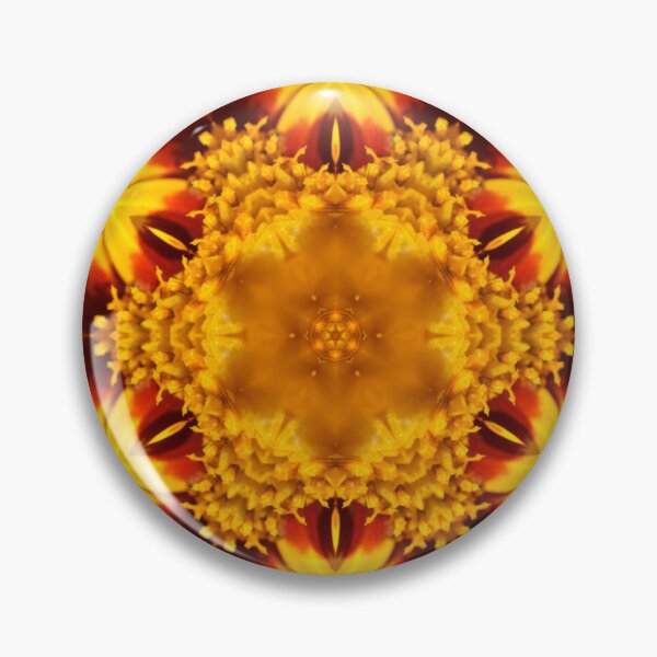 Item preview, Golden Floral Mandala designed and sold by SilentBloomLab.