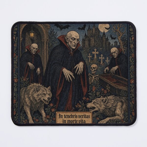 Item preview, Nosferatu the Vampire tapestry art medieval style designed and sold by Vintage Designs +.