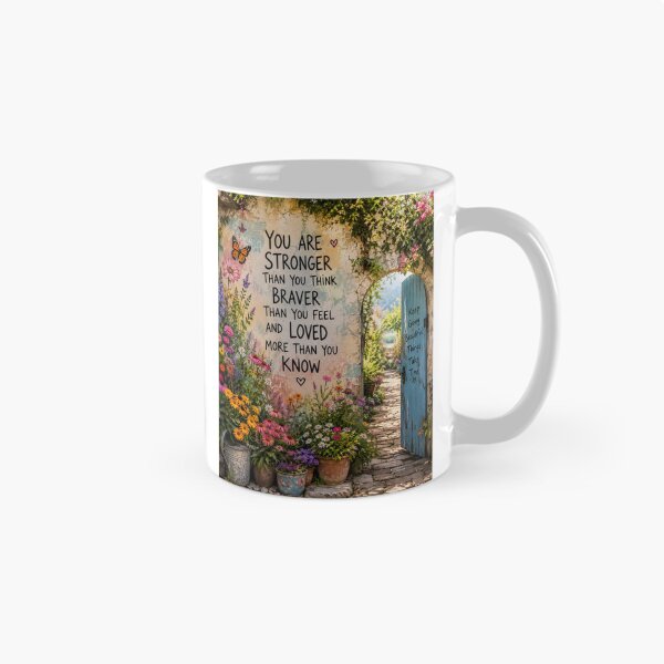 Item preview, Stronger Than You Think – Inspirational Garden Quote designed and sold by Kimberly Palmer.