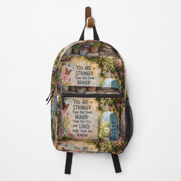 Item preview, Stronger Than You Think – Inspirational Garden Quote designed and sold by Kimberly Palmer.