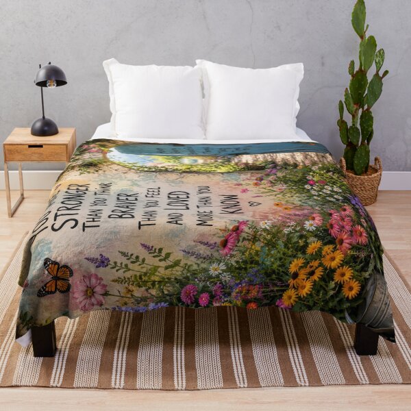 Item preview, Stronger Than You Think – Inspirational Garden Quote designed and sold by Kimberly Palmer.