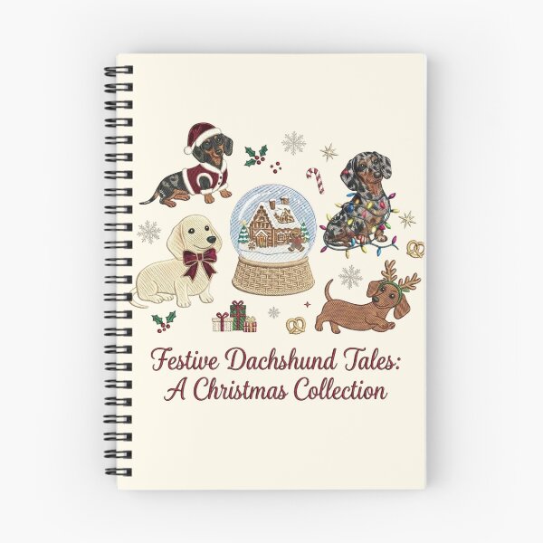 Item preview, Festive Dachshund Tales Christmas Collection – Cute Holiday Wiener Dog Design designed and sold by Mavie Bloom.