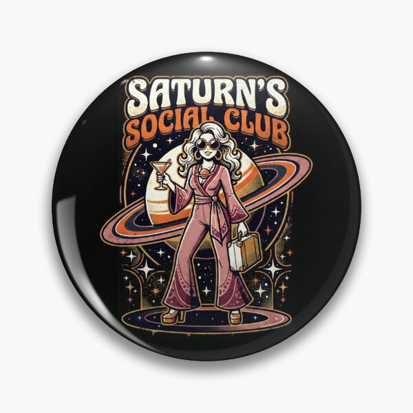 Item preview, Saturn's Social Club designed and sold by Finding Source Designs.