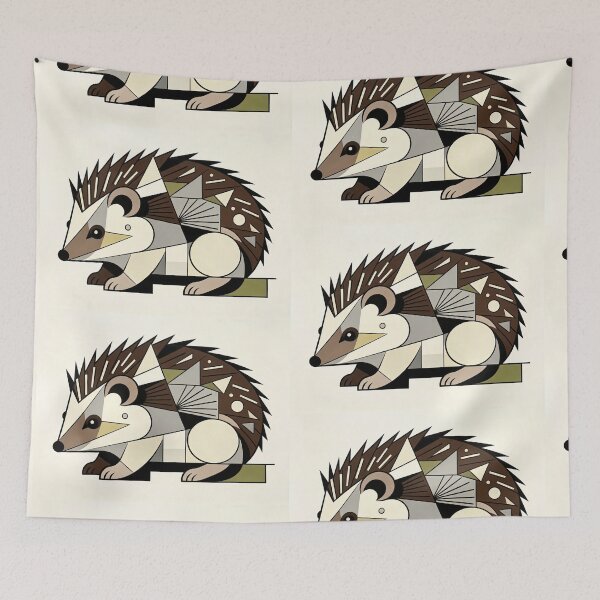 Item preview, cubist animal artwork designed and sold by forget45studio.
