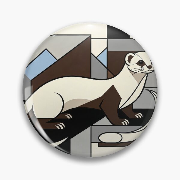 Item preview, cubist animal artwork designed and sold by forget45studio.