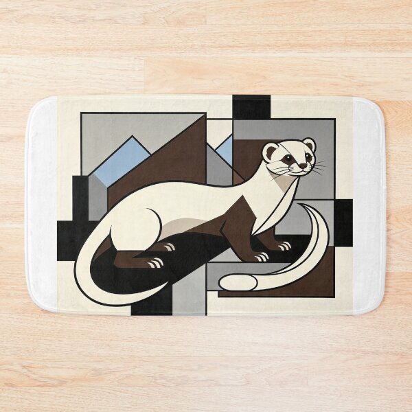 Item preview, cubist animal artwork designed and sold by forget45studio.