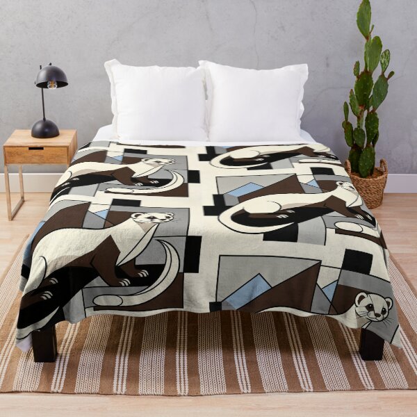 Item preview, cubist animal artwork designed and sold by forget45studio.
