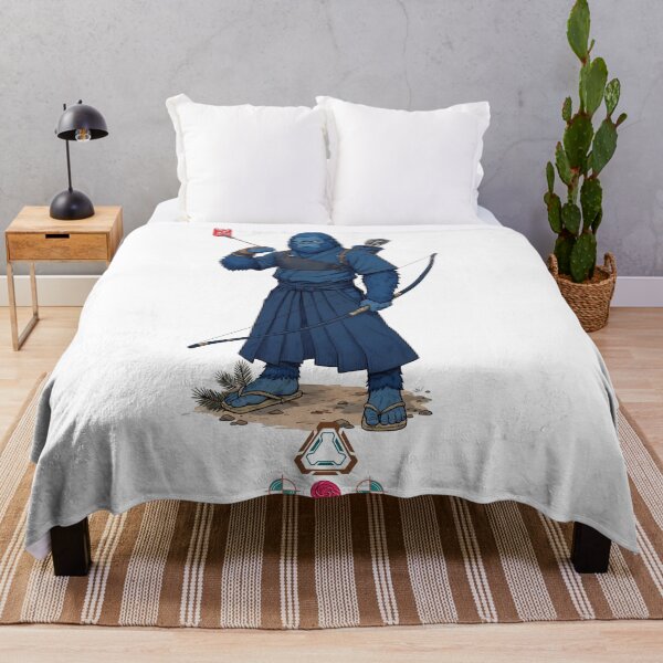 Item preview, Kyudo Archer Blue Bigfoot designed and sold by Whimsy Trail Co.