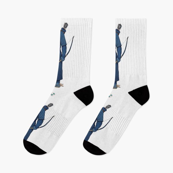 Item preview, Kyudo Archer Blue Bigfoot designed and sold by Whimsy Trail Co.