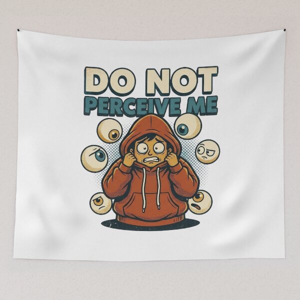 Item preview, Do Not Perceive Me Funny Introvert designed and sold by venavar.