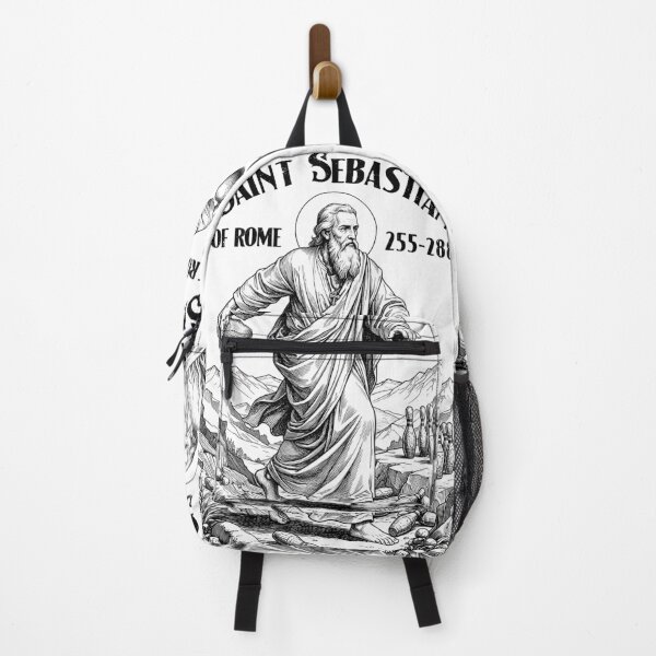 Item preview, Bowling Bowler Funny Patron Saint Sebastian Bowlers designed and sold by GrandeDuc.