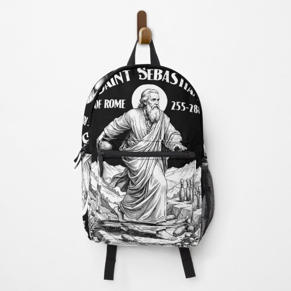 Item preview, Bowling Bowler Funny Patron Saint Sebastian Bowlers designed and sold by GrandeDuc.