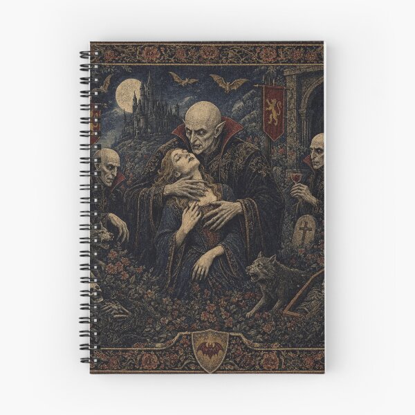Item preview,  Nosferatu the Vampire tapestry art medieval style designed and sold by Vintage Designs +.