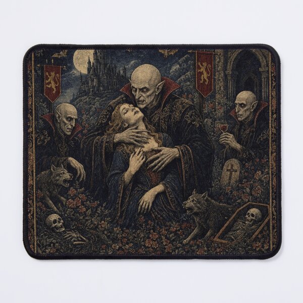Item preview,  Nosferatu the Vampire tapestry art medieval style designed and sold by Vintage Designs +.