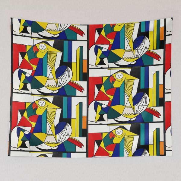 Item preview, cubist animal artwork designed and sold by forget45studio.