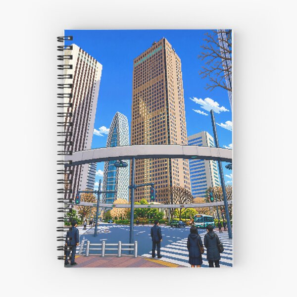 Item preview, Nishi Shinjuku Day Pixel Art designed and sold by sabusabu78.