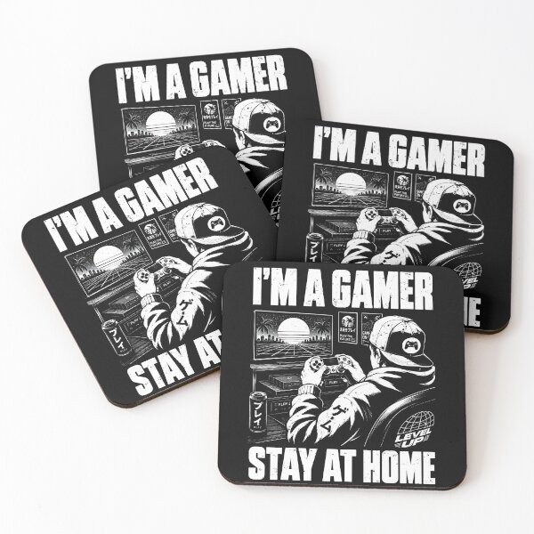 Item preview, I'm a Gamer Stay at Home Retro Gaming Design designed and sold by rafaeltto.