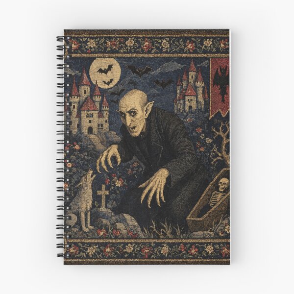 Item preview, Nosferatu the Vampire tapestry art medieval style designed and sold by Vintage Designs +.